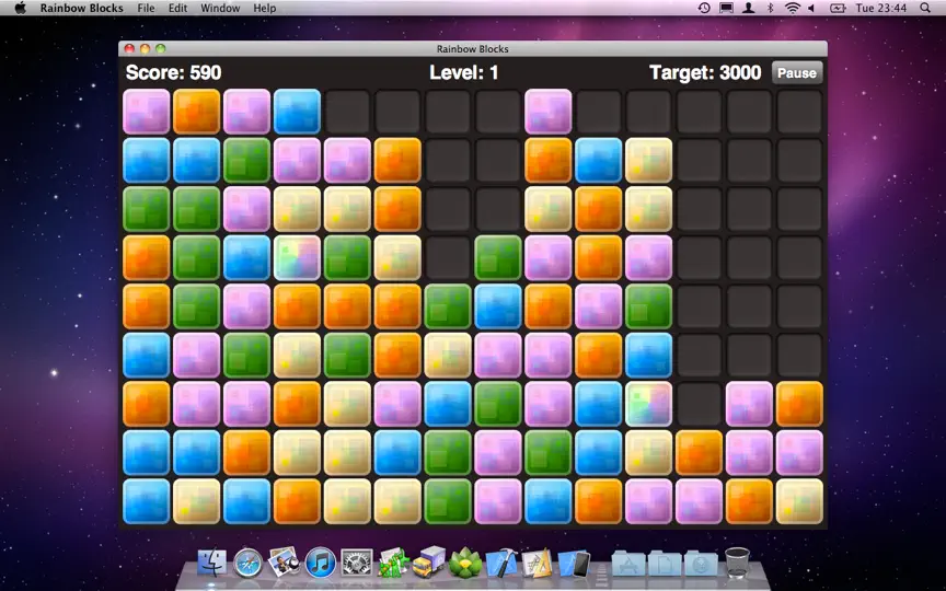 Screenshot von Rainbow Blocks Lite auf dem iPhone 3