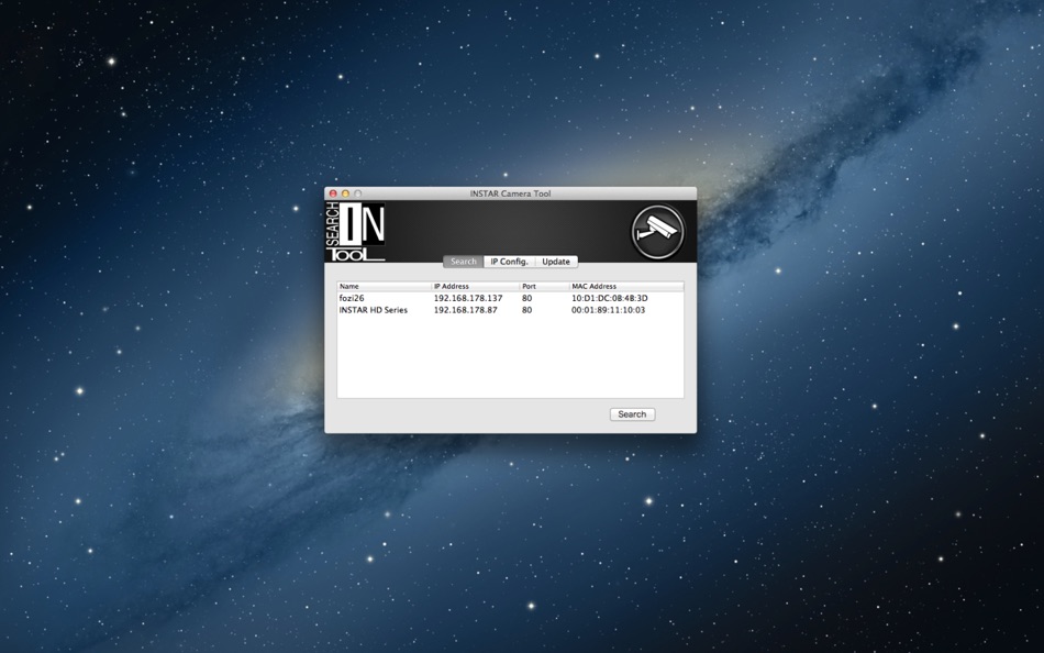 #1. INSTAR Camera Tool (macOS) 由: INSTAR Deutschland GmbH