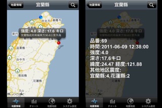 台湾地震速報 screenshot1