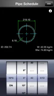 piping database - schedule iphone screenshot 2