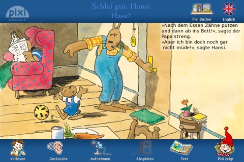 Pixi Buch „Schlaf gut, Hansi Hase“ für iPhone screenshot 3