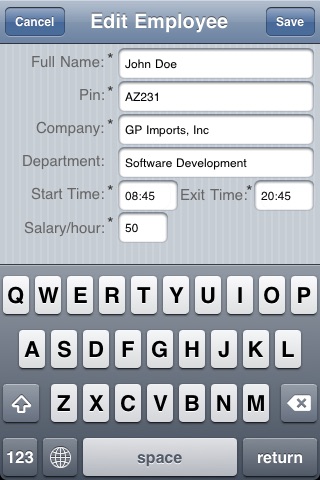 Employee Time Tracking (Clock IN/Clock OUT)