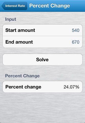 Interest Rate Calculator - APR, EAR, Simple, & Percent Change screenshot 4