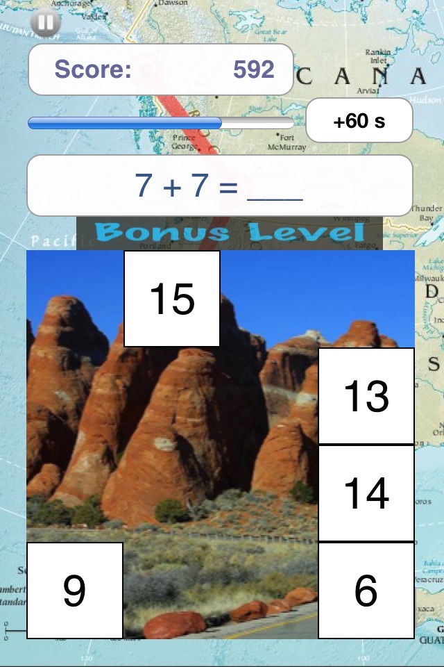 Math Tour Lite screenshot 2