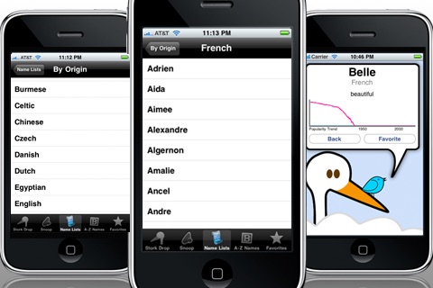 Stork Drop - Baby Names screenshot 4