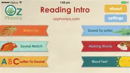 Game screenshot Reading Intro by Oz Phonics apk