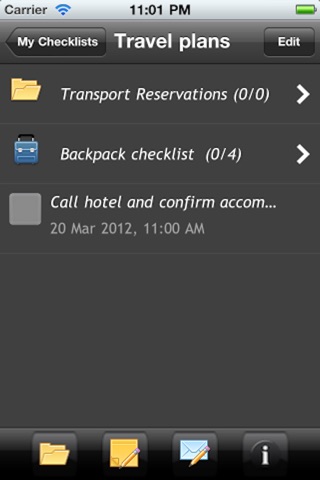 My Checklists Free screenshot 2