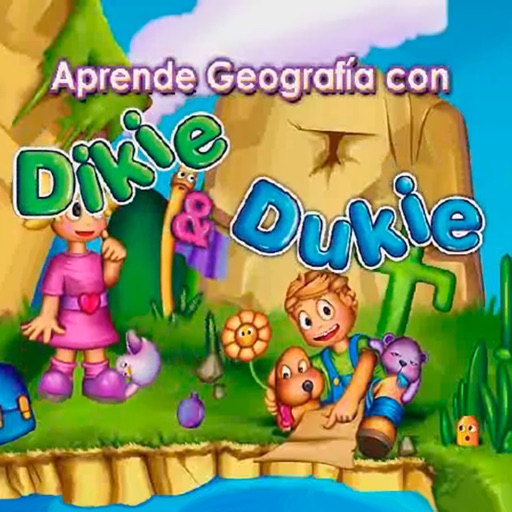 Dikie & Dukie: Learn Geography in Spanish HD icon