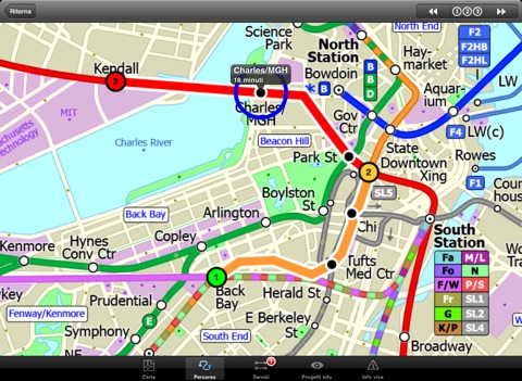 Boston Subway for iPad by Zuti screenshot 3