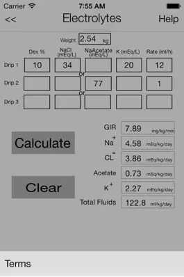 Game screenshot NICU Fluids apk