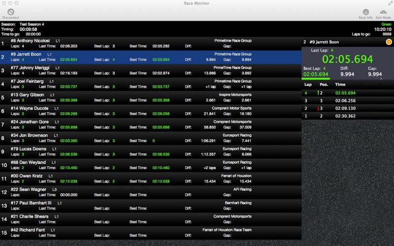 Race Monitor Screenshot