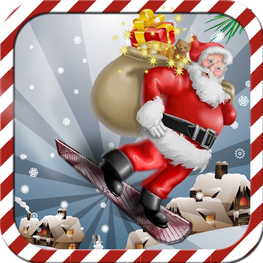 Awesome Christmas Snowboard Saga Icon