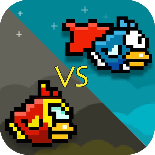 Flappy Twin Hero Bird - Super Bird vs Iron Bird icon