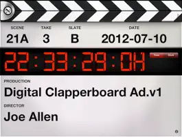 Game screenshot Digital Clapperboard - Timecode Sync and Video Slate mod apk