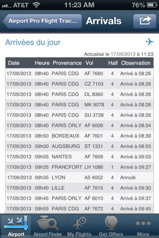 Marseille Airport Provence (MRS) Flight Tracker screenshot 4