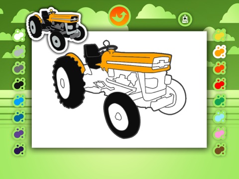 Screenshot #6 pour Tracteurs de la ferme - Activités pour les enfants : : Puzzles, Coloriages et autres jeux