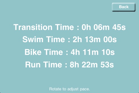 Triathlon Pace Calculator screenshot 4