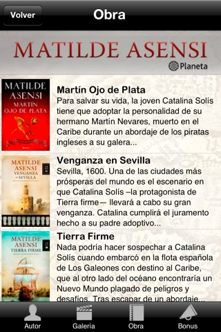 Matilde Asensi. Toda su obra para iPhone screenshot 4