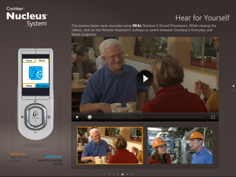 Screenshot #6 pour Dual Mic Zoom Technology from Cochlear