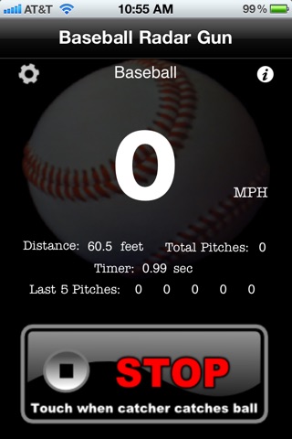 Baseball Radar Gun screenshot 3