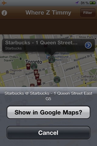 Where Z Timmy ( Find Tim Hortons Coffee shops, ATM, Beer Stores & Gas stations) screenshot 4