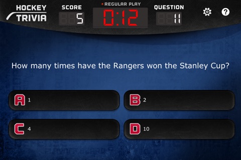 New York Rangers - Hockey Trivia Lite screenshot 3