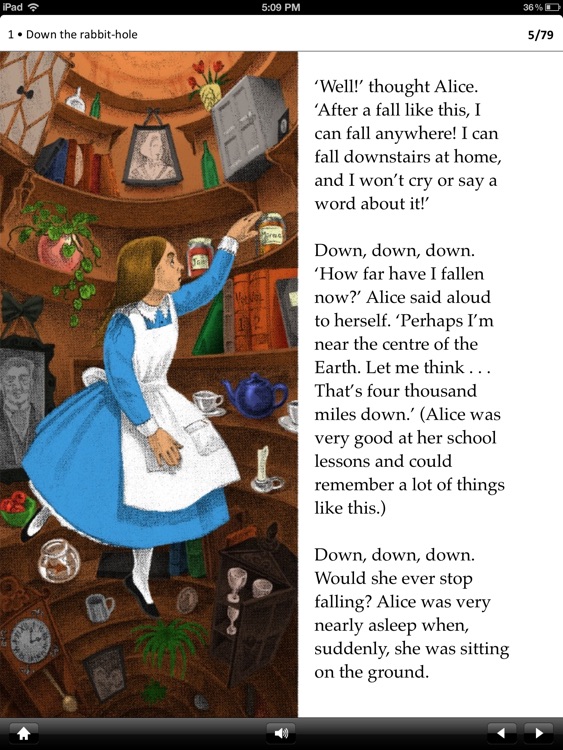 Alice's Adventures in Wonderland: Oxford Bookworms Stage 2 Reader (for iPad)