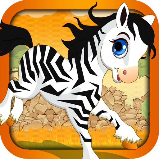 Zebra Runner - My Cute Little Zebra Running Game icon