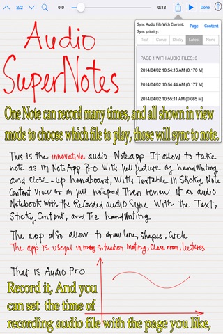 SuperNotes Suite (Notabilities, Pen Pro, Audio Notepad Recorder With Sync Plus, Good Richtext) screenshot 4