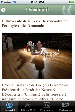 Université de la Terre screenshot 2