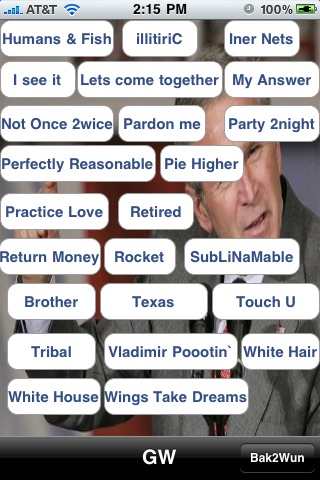 Bushism - George W Bush Quotes and Sounds screenshot 2