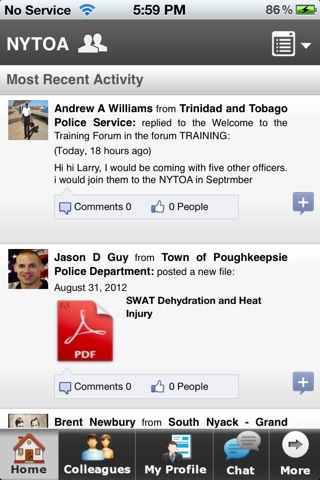 NYTOA MEMBERSHIP APPLICATION screenshot 3