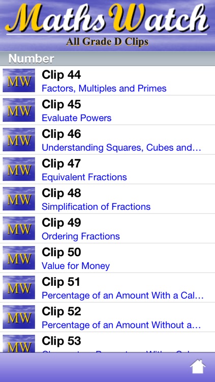 MathsWatch GCSE Grade D