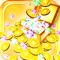 Coin Factory is not only a traditional pusher game but also a slot game, so that you can enjoy the two games at the same time and have double fun