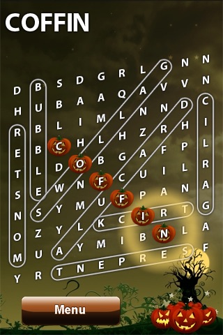 Halloween WordSearch screenshot 3