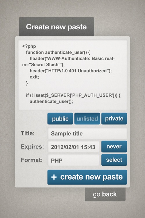 PasteIt - Pastebin.com client