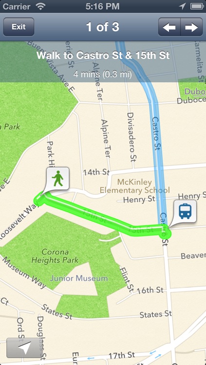 vTransit - USA public transit search screenshot-3