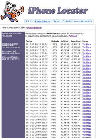 Localizador GPS screenshot 2