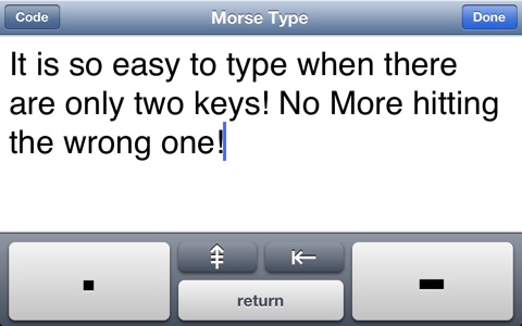 Morse Type screenshot 2