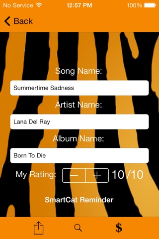 Tuneful Tiger screenshot 3