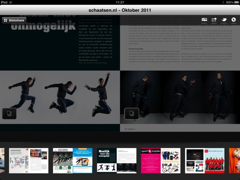 magazine schaatsen.nl screenshot 3