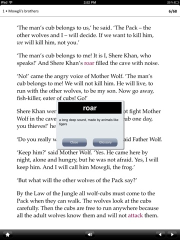 The Jungle Book: Oxford Bookworms Stage 2 Reader (for iPad) screenshot 3