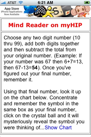 Mind Reader on myHIP