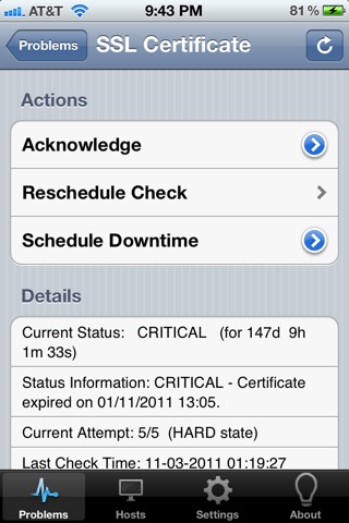 OnCall Lite for Nagios screenshot 3