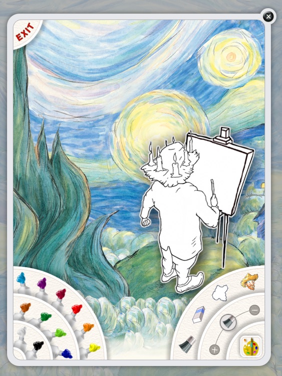 Van Gogh and the Sunflowers: encourage creativity and teach your child art history in this interactive book with text and paintings by Laurence Anholt (by Auryn Apps) screenshot-4