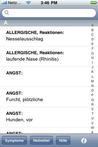 iHomeopath Lite screenshot 2