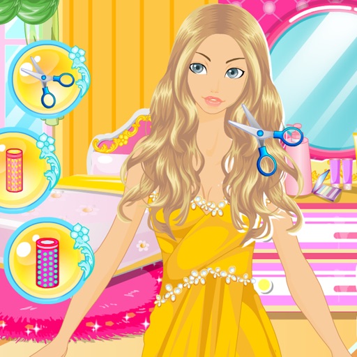 Fairy Tale Princess Hair Salon Icon