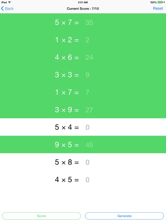 Math Practice for +−×÷ (4 Fundamental Operations) screenshot-3