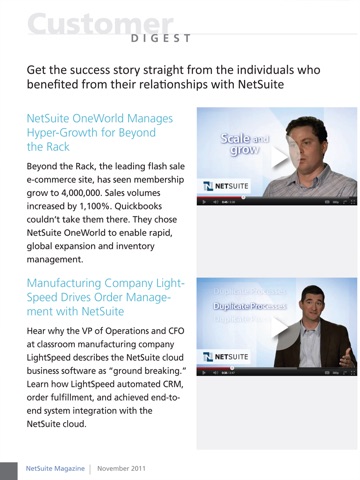 NetSuite Magazine screenshot 3