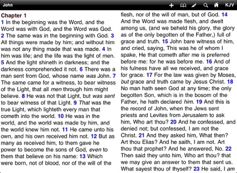 AcroBible HD, Study Bible screenshot 2